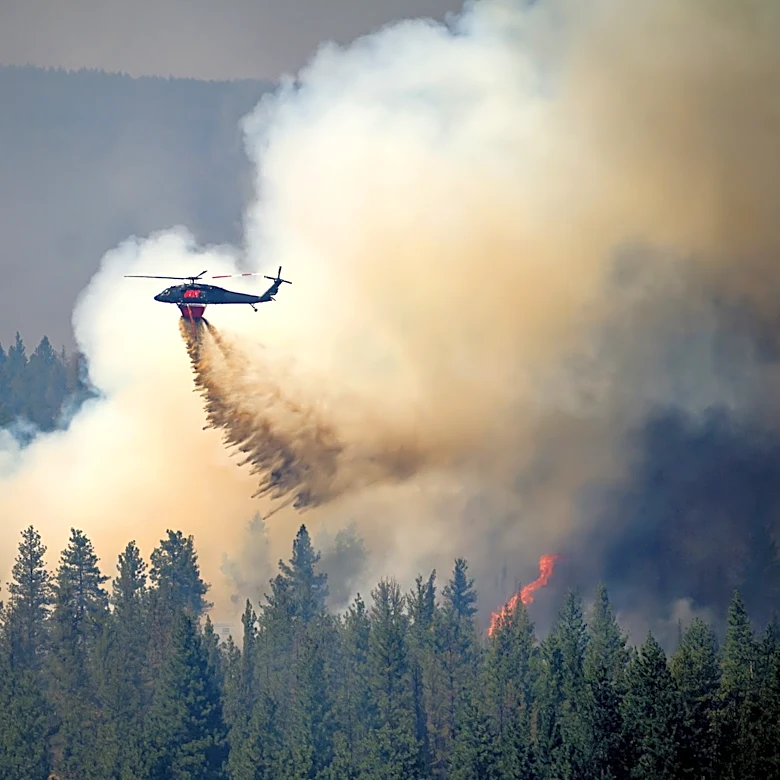 Oregon firefighters brace for windy and hot weather as they battle dozens of blazes