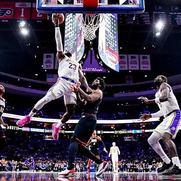 LeBron moves Philly up, but OKC and Spurs remain NBA favorites, according to books and markets