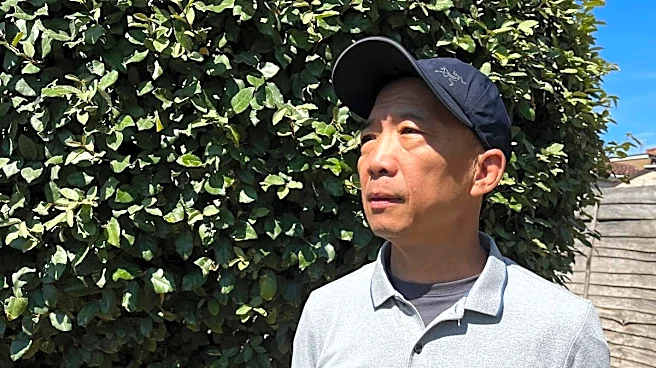 A Hong Kong democracy activist's long-awaited London reunion may be cut short