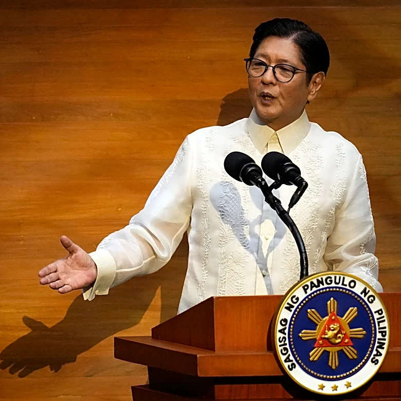 Philippine president slams China in veiled rebuke in his state of the nation speech