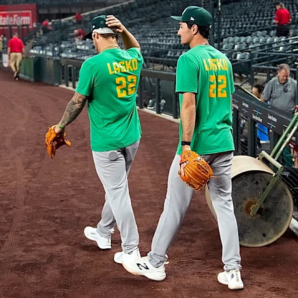 Athletics prospect Ryan Lasko says feeling in his legs returning after collision with his teammate