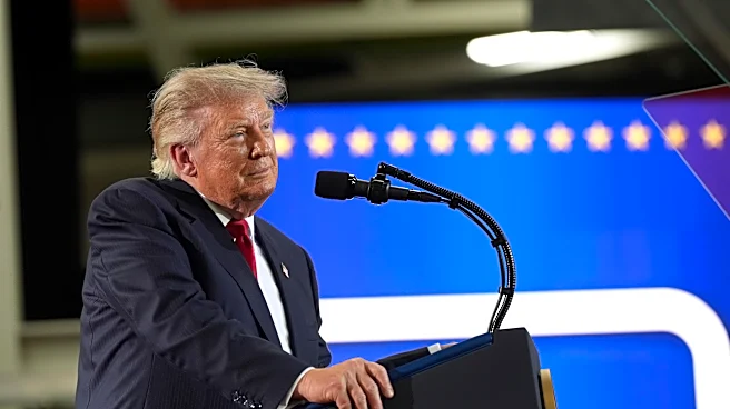 The Latest: Trump praises his sweeping tariffs while in Michigan for a speech on the economy