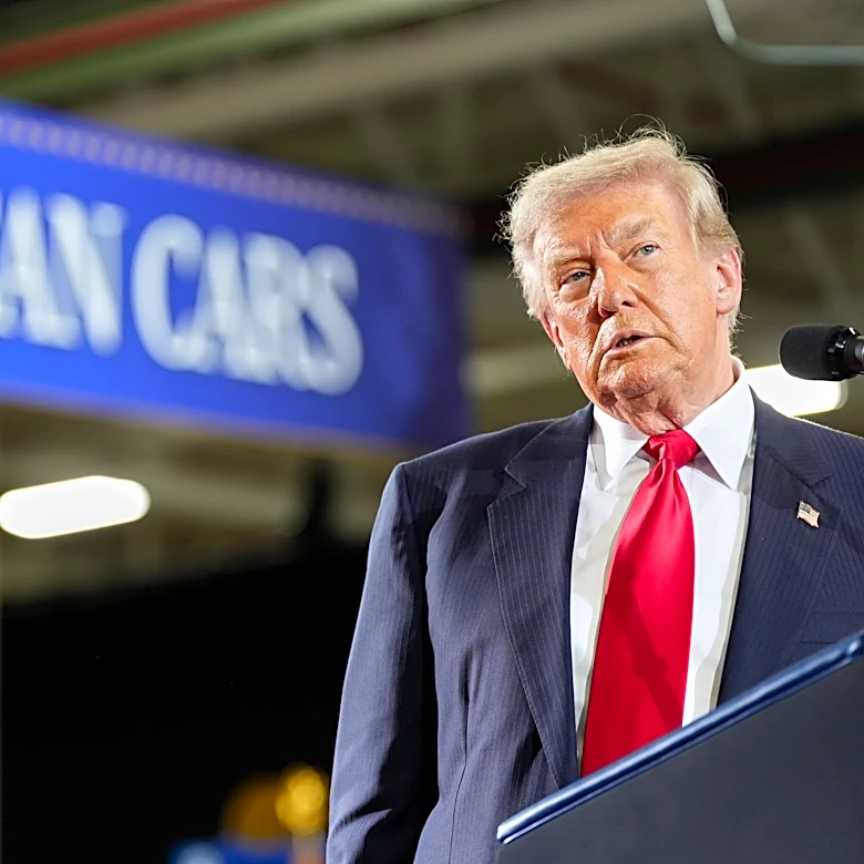 Trump defends his tariffs during Michigan visit even as businesses say they've hurt the state