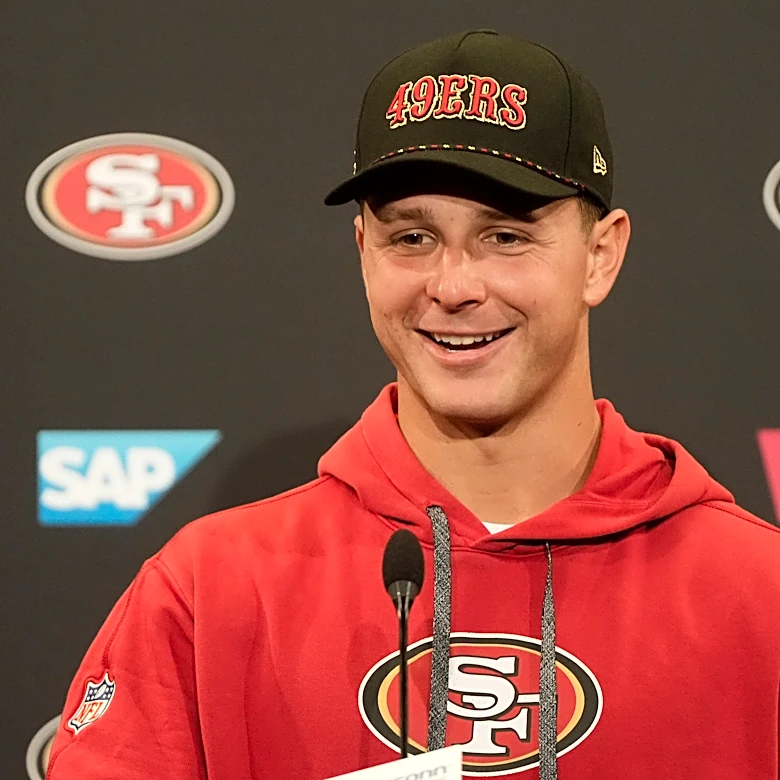 49ers QB Brock Purdy adjusts to start of training camp without coach Kyle Shanahan