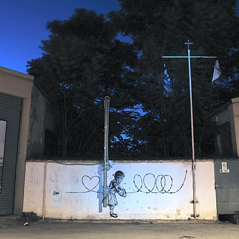 A wall through Nicosia reflects the decades-old ethnic divide in Cyprus, in photos