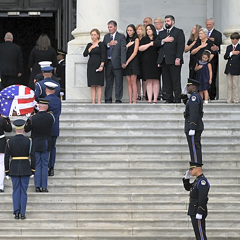 Lindsey Graham's funeral drawing Trump remarks and world leaders in Washington