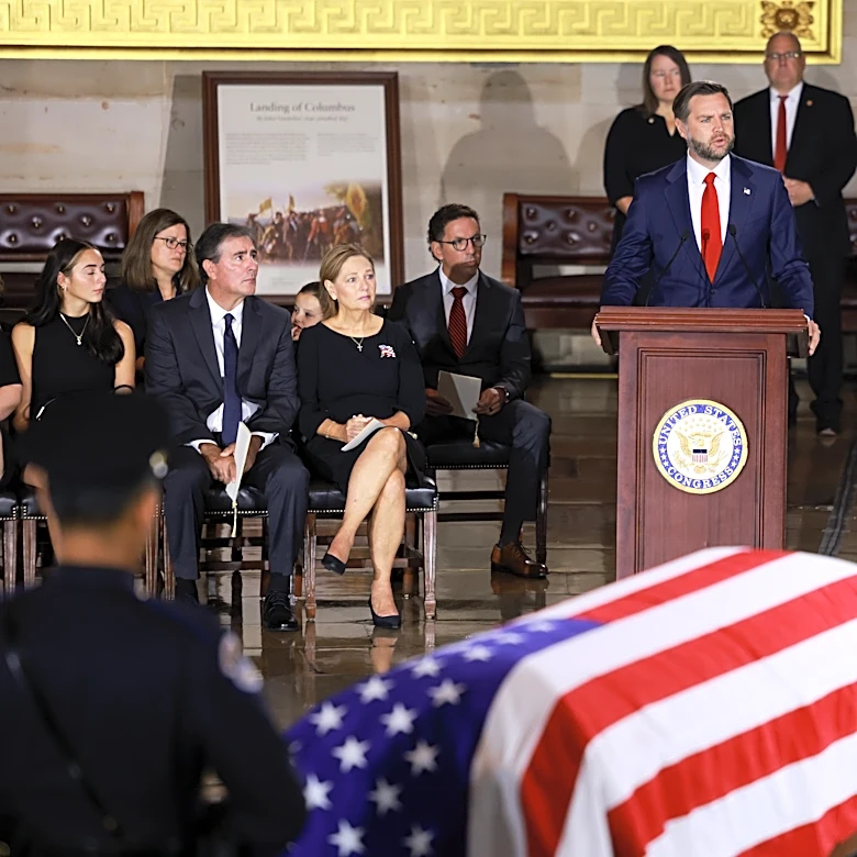 Lindsey Graham eulogized as an 'American original' at services drawing world leaders in Washington