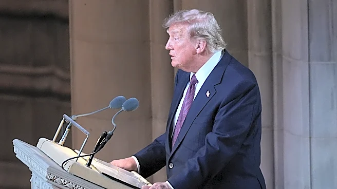 The Latest: Trump eulogizes Lindsey Graham, says he was a 'constant fixture of American politics'