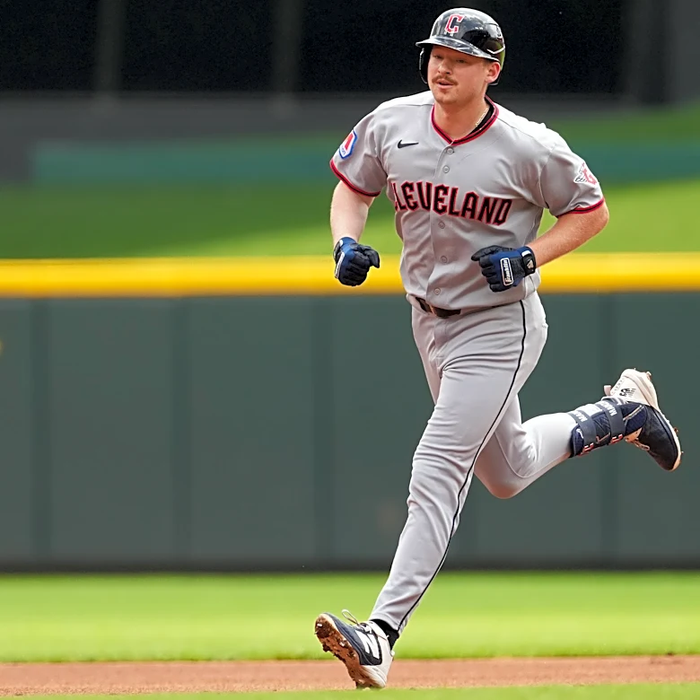 Manzardo hits 1st grand slam, Guardians rally for 6-5 win over Reds in Game 1 of doubleheader