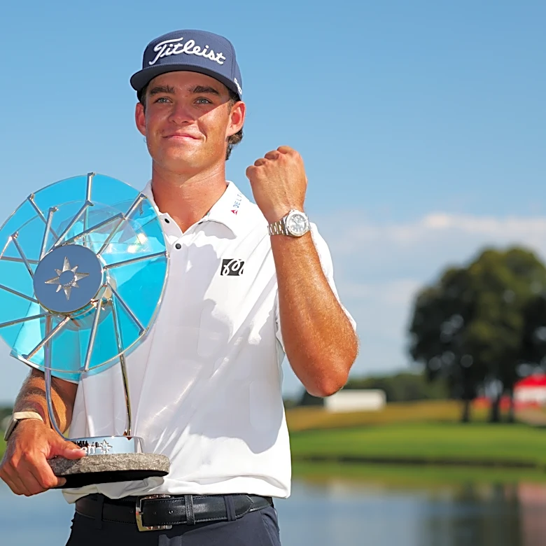 Jackson Koivun is a PGA Tour winner in three starts and needs time to see where he goes