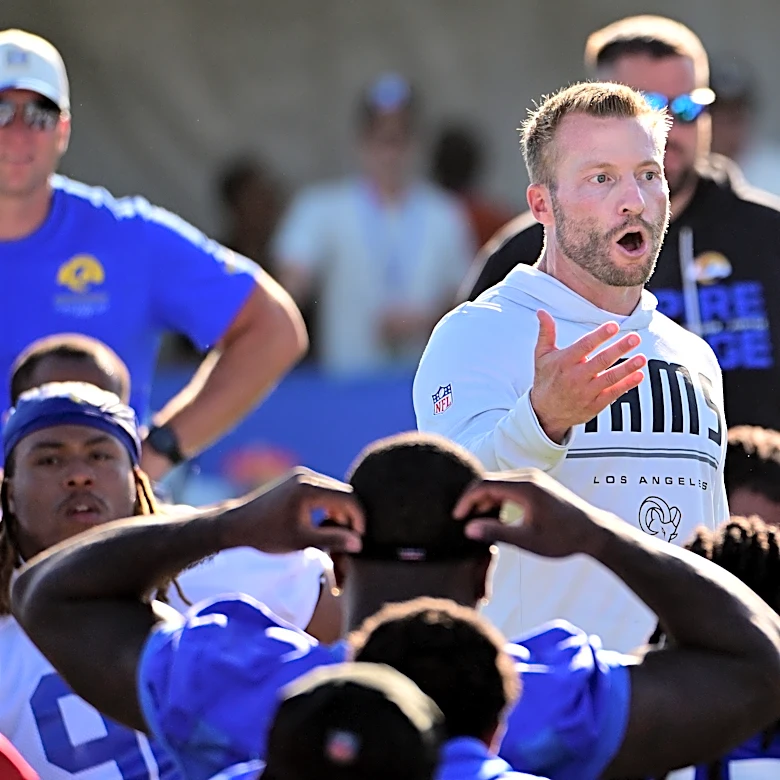 Rams' Sean McVay says Aaron Donald's training is going well, but no comeback decision is imminent