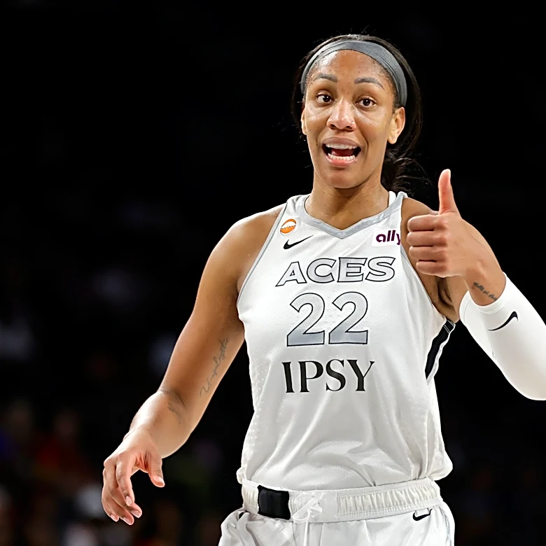 A'ja Wilson scores 28 as the Aces beat the Fire 98-83