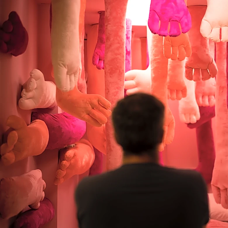 How artists transformed a former hospital in Los Angeles to examine human emotions