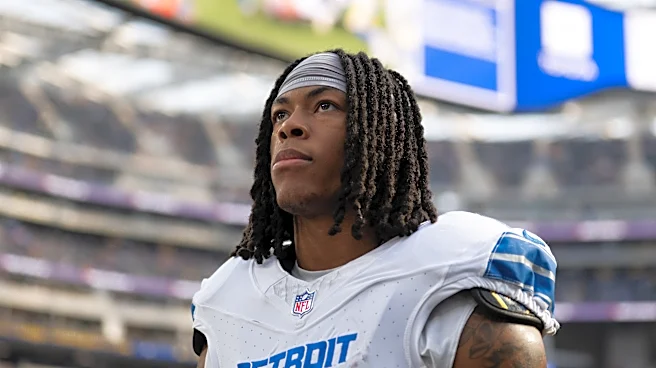 Lions running back Jahmyr Gibbs reports to training camp but doesn't attend team's first practice