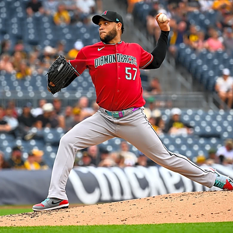 Rodríguez goes 8 innings, Moreno hits 2-run homer as Diamondbacks blank Pirates 3-0