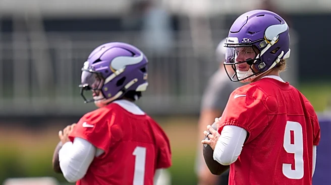 Vikings camp opens with the QBs and their teammates playing it cool over the spotlighted competition