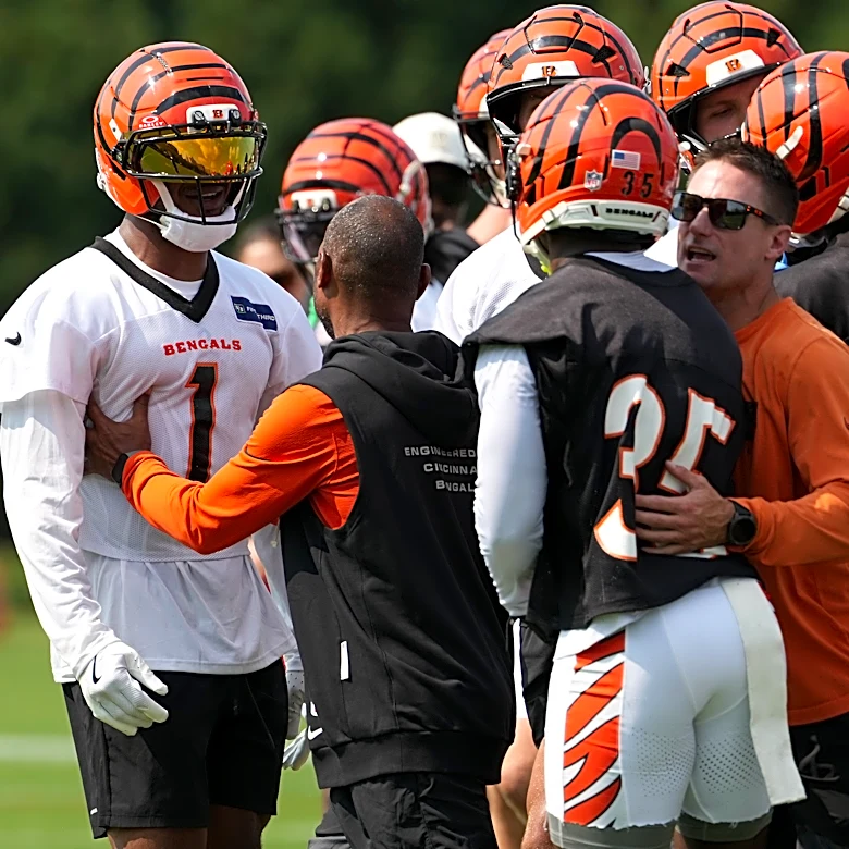 Burrow embraces Bengals’ training camp urgency as tempers flare during 1st practice