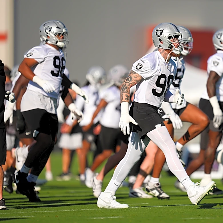 Red jerseys, few brakes: Maxx Crosby’s return puts Raiders QBs on alert