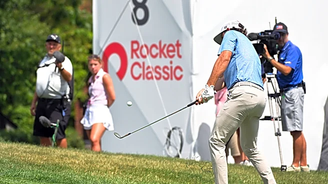 Cameron Young shares 2nd-round lead at Rocket Classic after cooling off to shoot 9-under 61