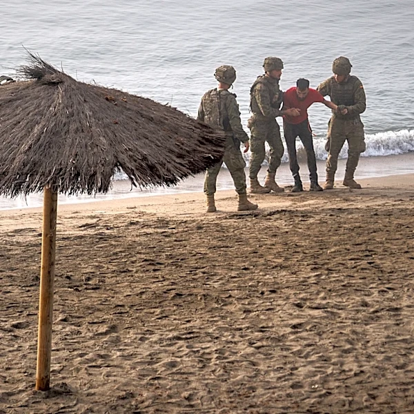 Spain installs sea barrier on Ceuta's border with Morocco after frontier rush that killed 67