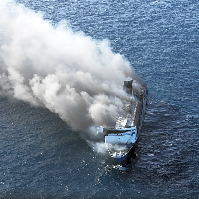 Number of people missing unknown after Indonesian ferry fire that killed 5, rescuers say