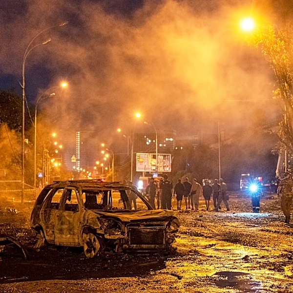 Russia blasts southern Ukrainian city with glide bombs while Ukrainian drones reportedly kill 9
