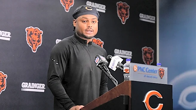 Safety Coby Bryant leaves Chicago Bears practice with injury as running back Kyle Monangai returns