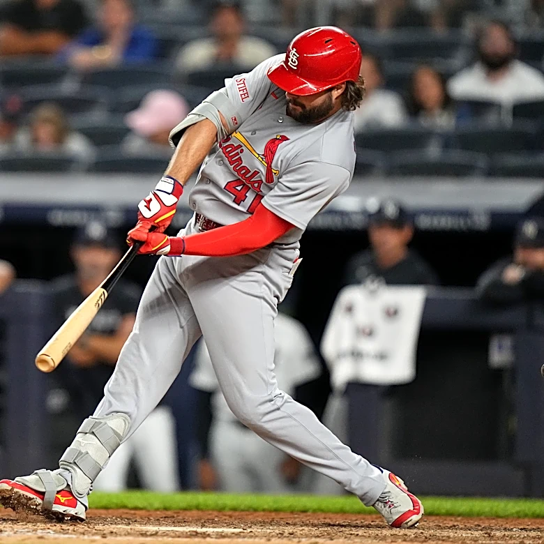Alec Burleson hits 3 homers for Cardinals at Yankee Stadium after trade deadline passes