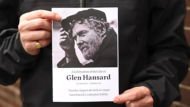 Bono, Eddie Vedder among mourners at the funeral of Glen Hansard
