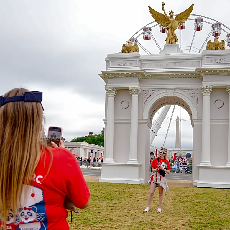 Trump's arch could harm the integrity of many of Washington's historical sites, report says
