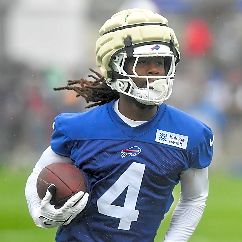 Bills RB James Cook is looking to improve, a year after he led the NFL in rushing