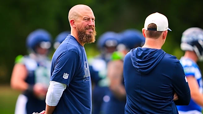 Seahawks offensive coordinator Brian Fleury is earning players' respect early in his tenure