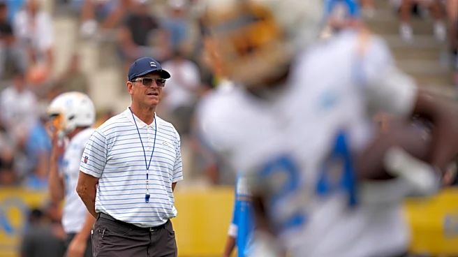 Harbaugh's Chargers honor late Billy Ray Smith before practicing in San Diego
