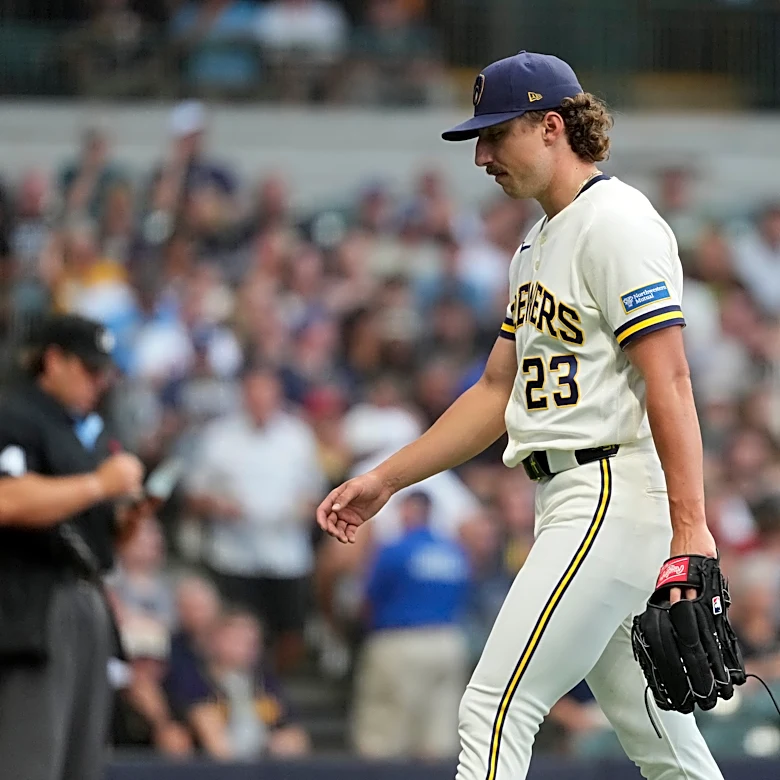 Brewers send pitcher Brandon Sproat to Triple-A after acquiring Dustin May
