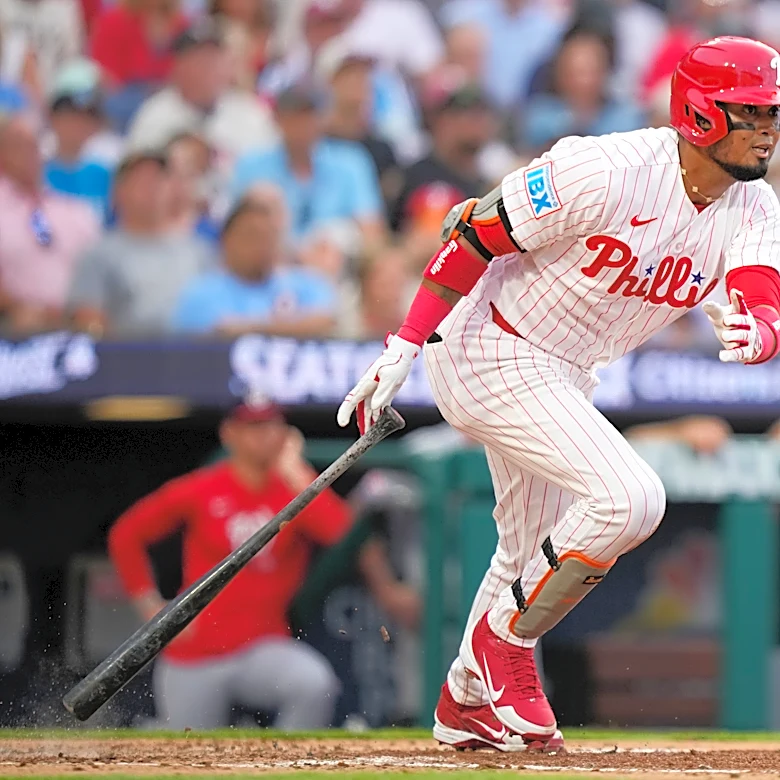 Arraez has 2 hits and 2 RBIs in Phillies debut, Luzardo tosses 8 innings in 5-0 win over Nationals
