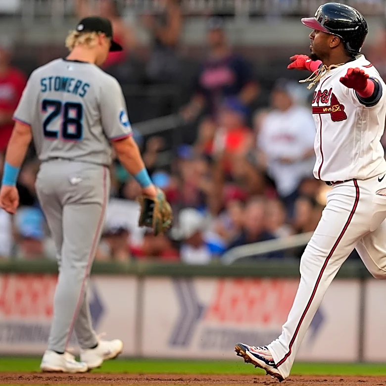 Albies and Riley homer, Braves beat Marlins 4-2 behind Grant Holmes’ 6 scoreless innings