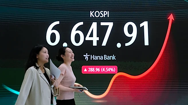 Oil prices and world shares gain after Wall Street hits fresh records on strong corporate earnings