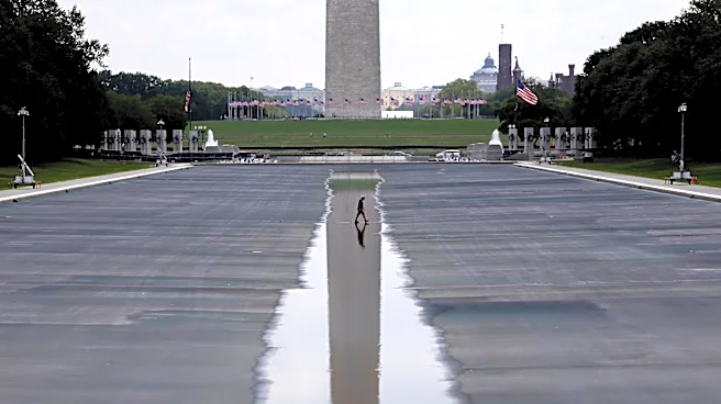 No evidence? No problem. Trump pushes ahead on false claims that Reflecting Pool was vandalized