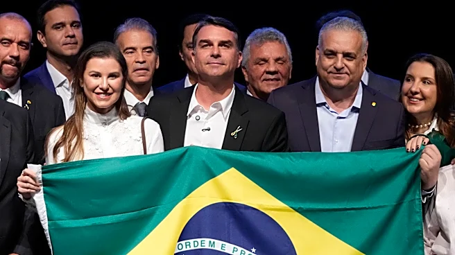 Flávio Bolsonaro announces his running mate for Brazil's October election in a bid against Lula
