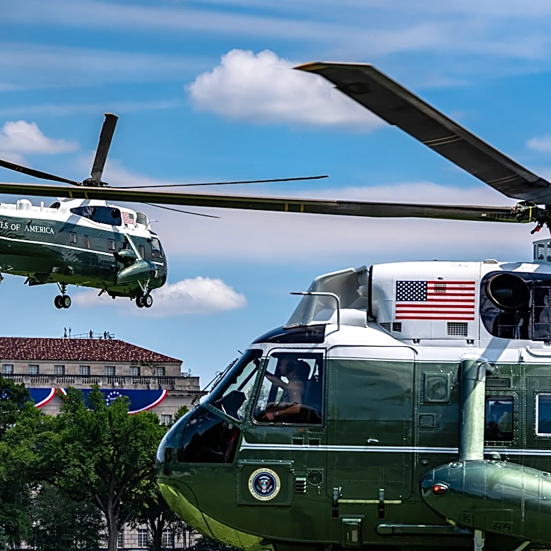 Investigators look at why a plane was allowed to take off as President Trump's helicopter approached