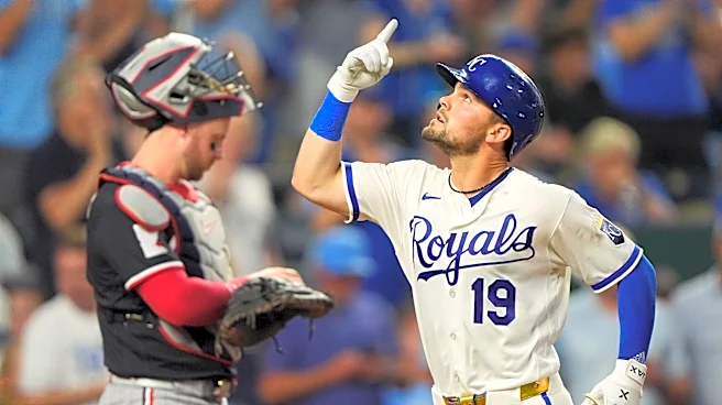 Massey leads off 7th with go-ahead HR, Cameron has 9 Ks as Royals beat Twins 2-1
