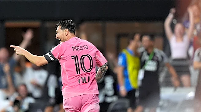 Lionel Messi scores his first 2 goals since the World Cup as Inter Miami beats San Luis 4-2