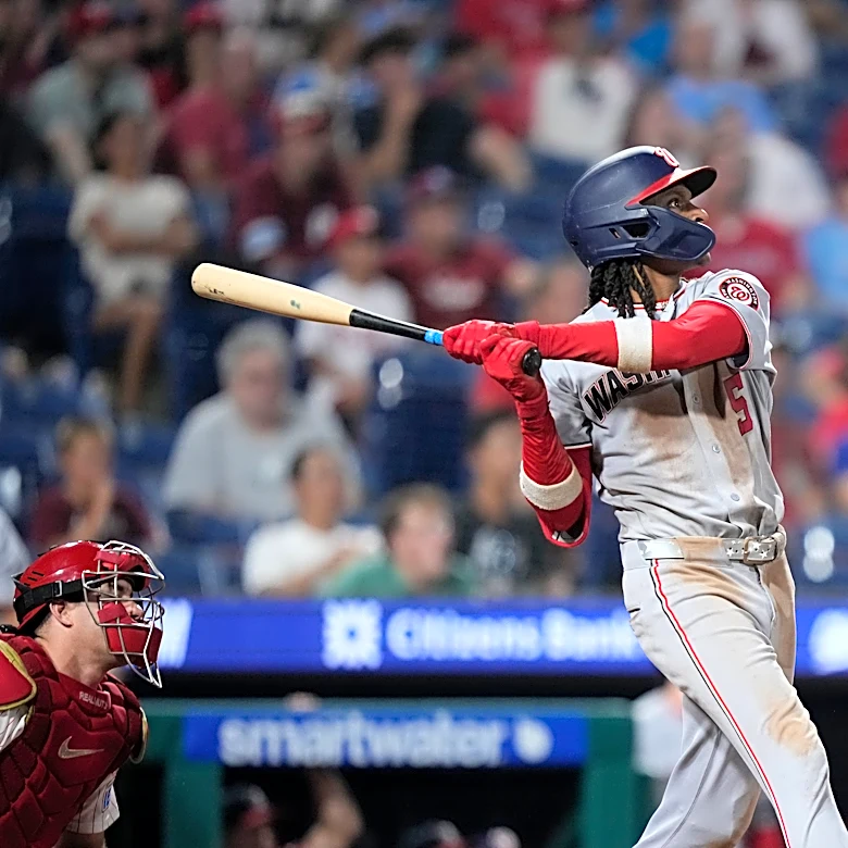 Abrams hits tiebreaking triple in 11th and pitcher Mikolas drives in run as Nats beat Phils 10-4