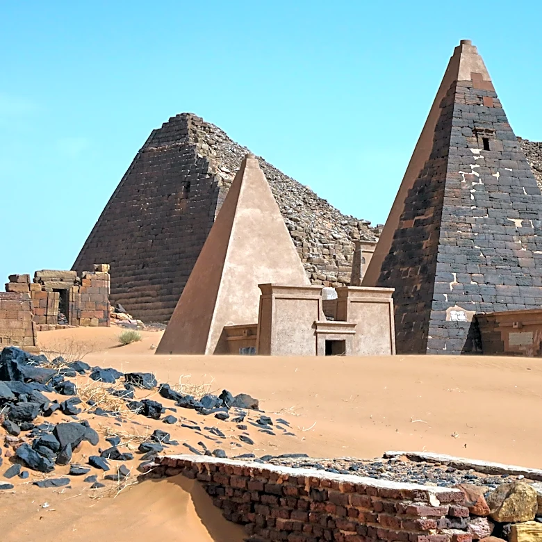 War and accumulating sand threaten Sudan’s Meroe pyramids, in photos