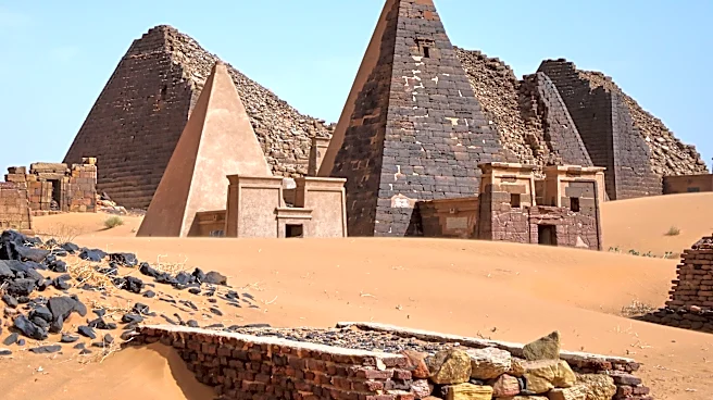 War and accumulating sand threaten Sudan’s Meroe pyramids, in photos