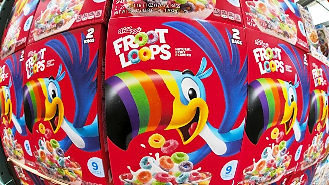 Kellogg says it's removing artificial dyes from cereals by the end of this year