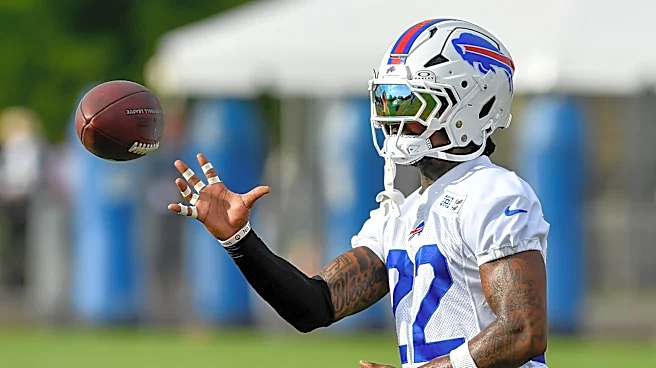 Bills safety C.J. Gardner-Johnson resumes practicing 5 days after straining calf at training camp