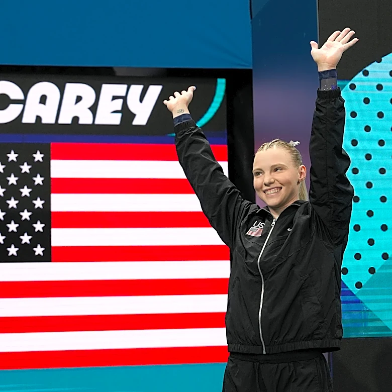 Jade Carey returns home to the US gymnastics championships with 'no expectations, no pressure'