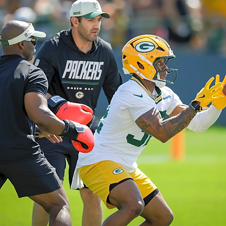 Packers RB MarShawn Lloyd's backflip shows his excitement as he returns from multiple injuries