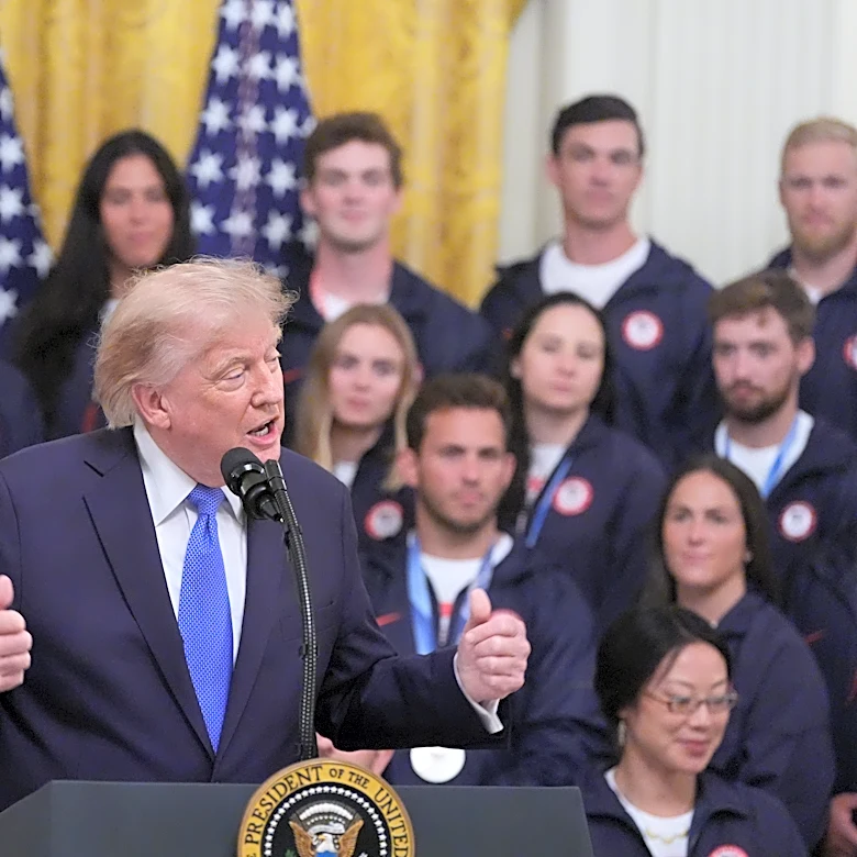 Trump celebrates US Winter Olympians and Paralympians at the White House